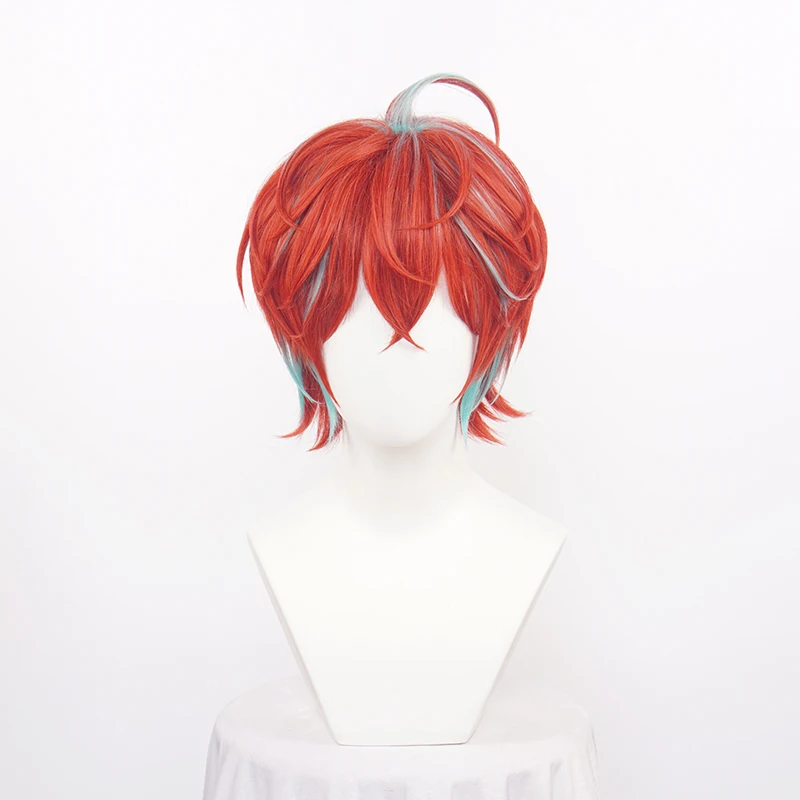 

Synthetic Hair Men's Short Kannonzaka Doppo Cosplay Wigs Division Rap Battle Hypnosis MIC Doppo KannonzaKa Wigs + Wig Cap