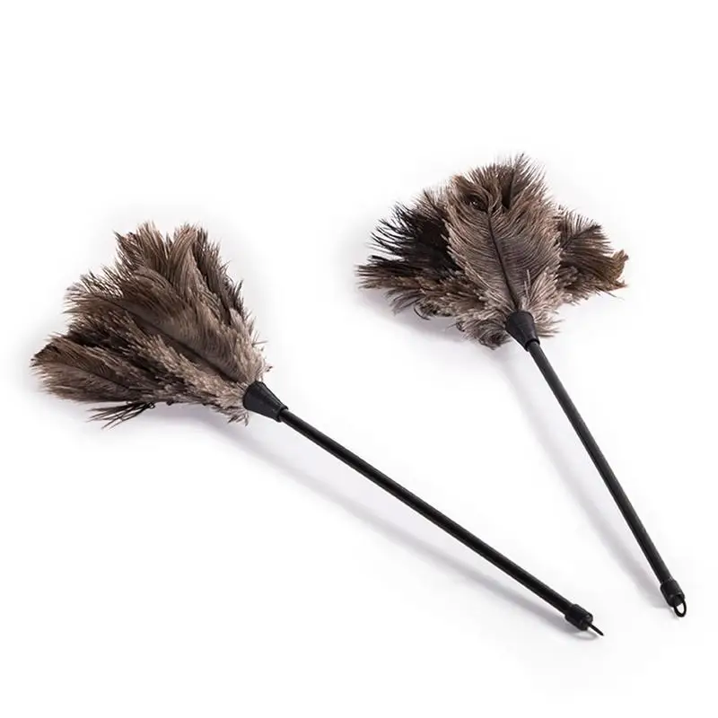 

Ostrich Feather Dusters Mini Dust Duster Ostrich Soft Delicate Comfortable Touch Feather Duster