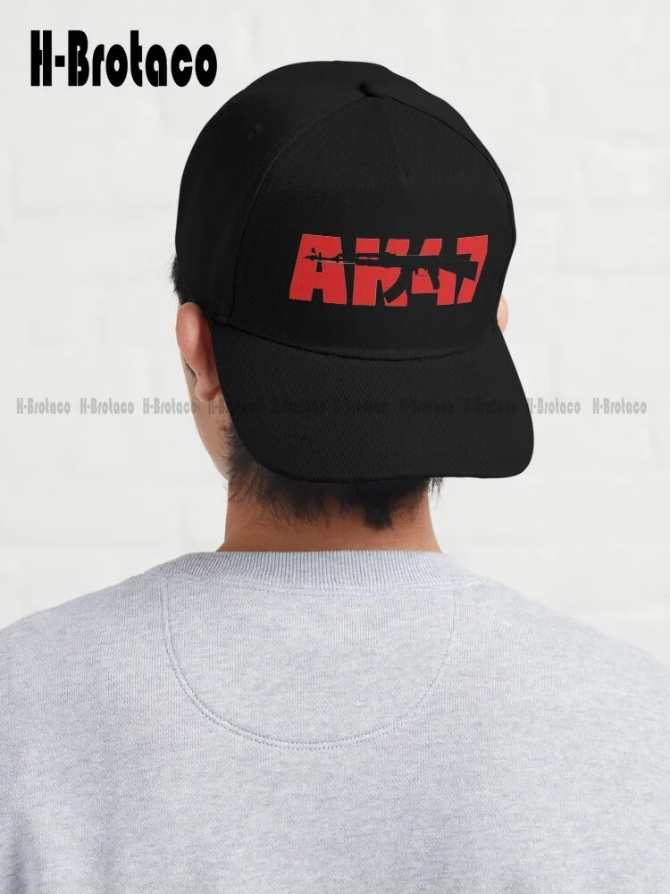 

Ak 47 Rifle Baseball Cap Black Hats For Men Summer Baseball Cap Outdoor Climbing Traveling Street Skateboard Harajuku Denim Caps