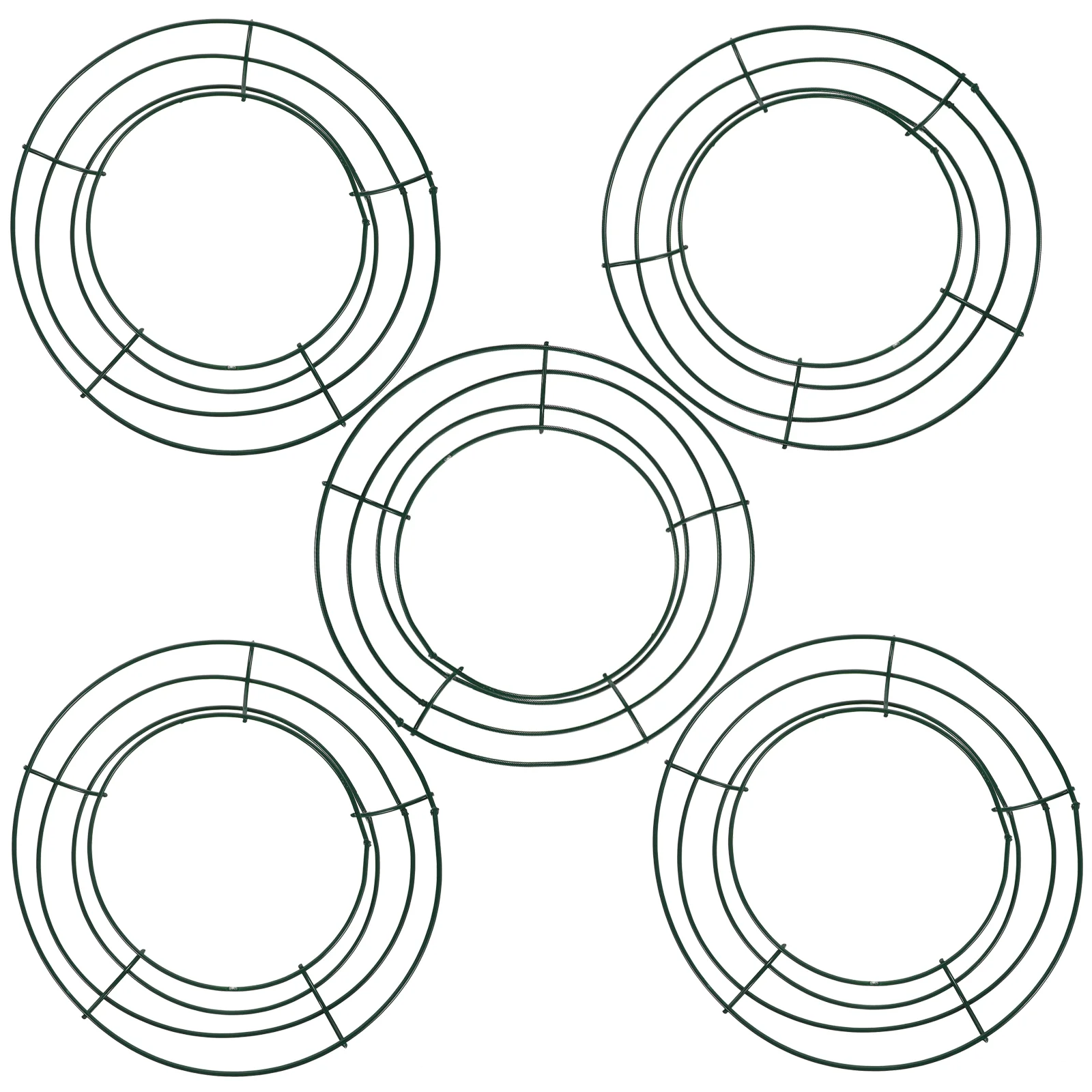 

Wreath Metal Hoop Frame Floral Wire Ring Christmas Form Rings Making Macrame Round Crafts Flower Frames Small