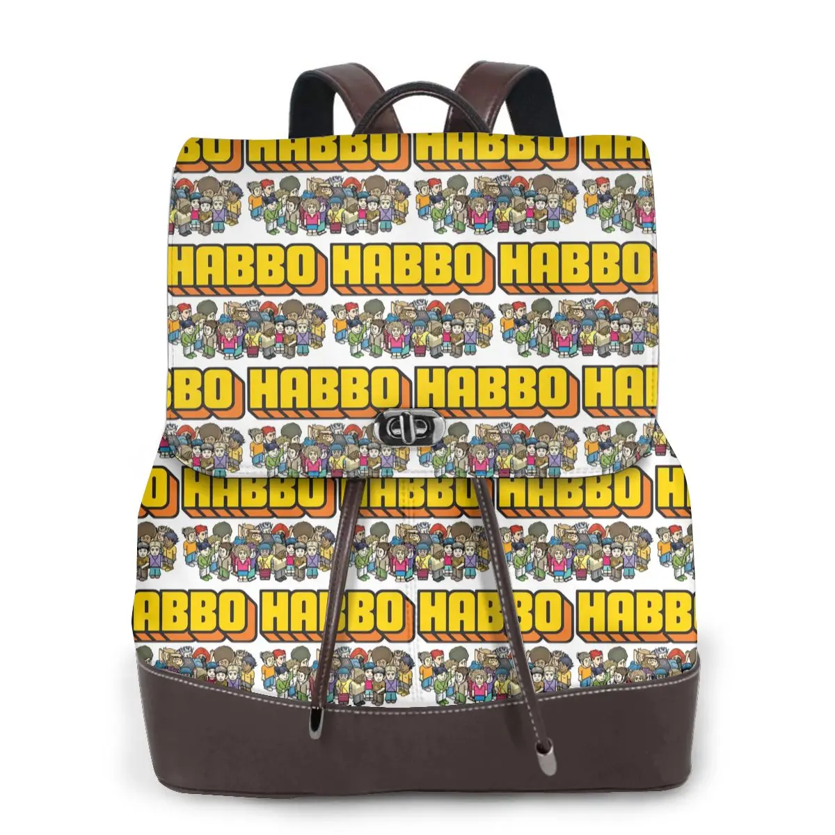 Фото Рюкзак Game Habbo Hotel для школы, путешествий и походов, модный женский рюкзак Derma №1