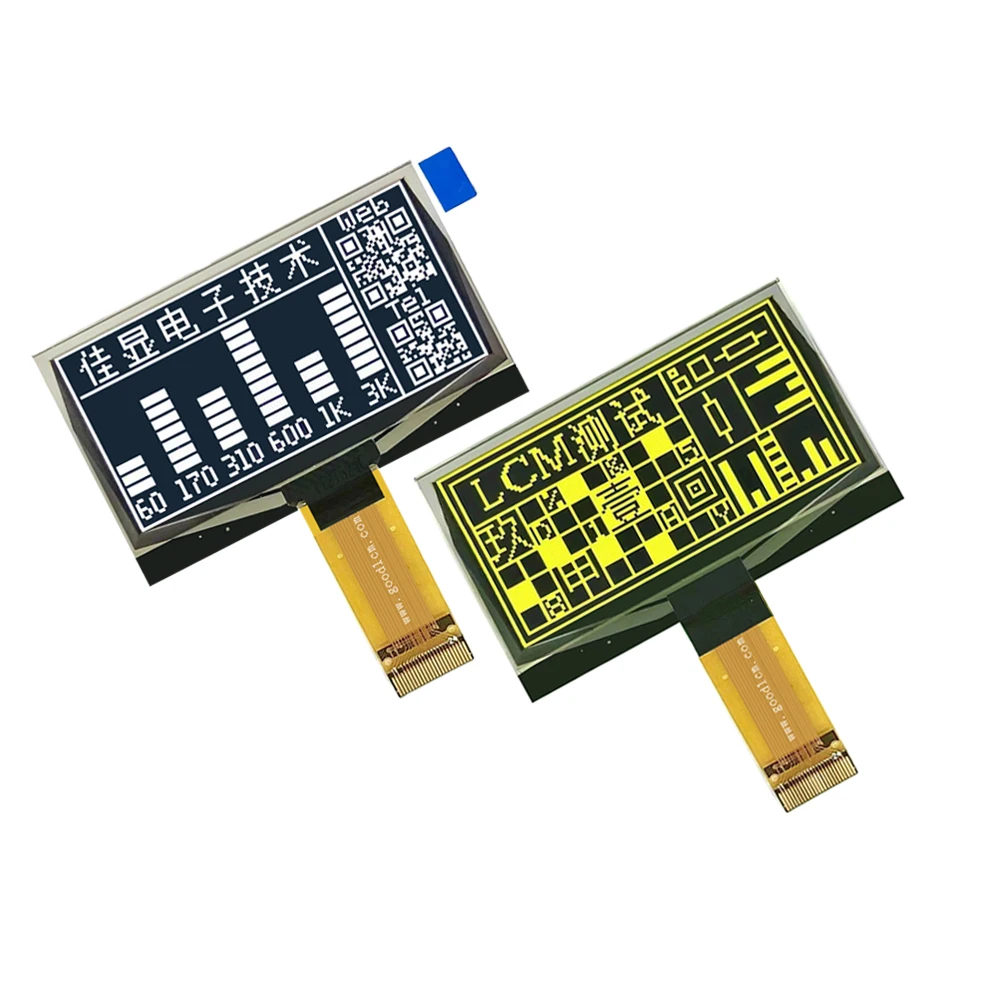 oled 2.42 inch 128x64 oled yellow white character display parallel serial IIC three different interfaces  3.3V power supply