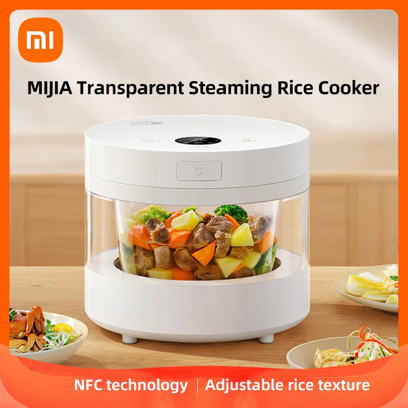 2023 New Xiaomi Mijia 4L Transparent Steam Electric, 45 OFF