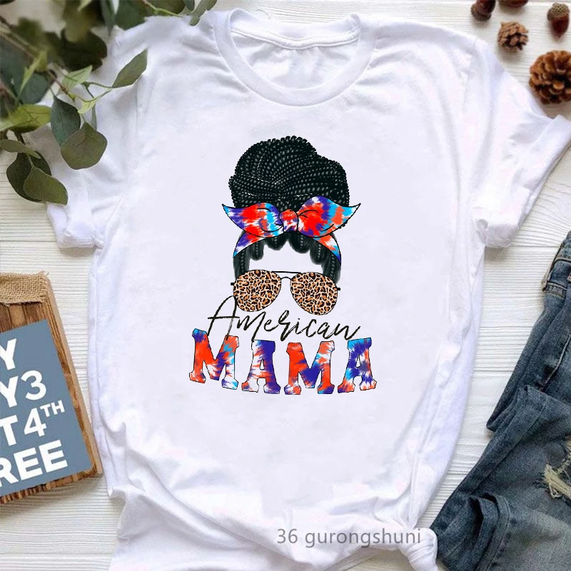 

T Shirt Female Funny Mother's Day Mom Mama Sunflower Print Give Yourself Gifts for Mom Clothing tshirt Fashion Women tshirt tops