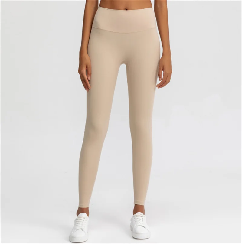 

2022 Women Workout Sport Joggers Pants Nake Feeling Fitness 4 Way Stretch Full Length Tight Yoga Pant