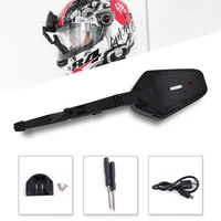 universal motorcycle helmet wiper lightweight big battery capacity electric wiper ip5 waterproof charging dual gear adjustable