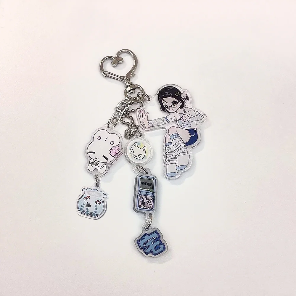 

Очаровательный брелок в стиле Y2K — подвеска для девочек в стиле аниме для ключей, сумок и телефонов, кавайный подарок для школьниц и подростков