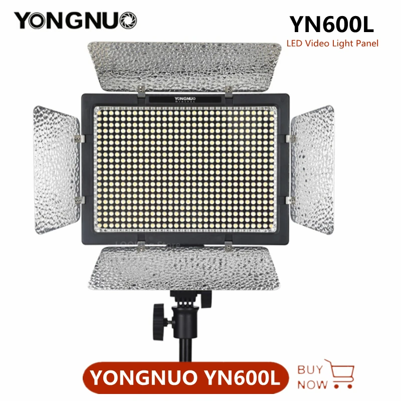 YONGNUO YN600L YN600 LED Video Light Panel 5500K/3200-5500K Adjustable Color Temperature Photographic Studio Lighting