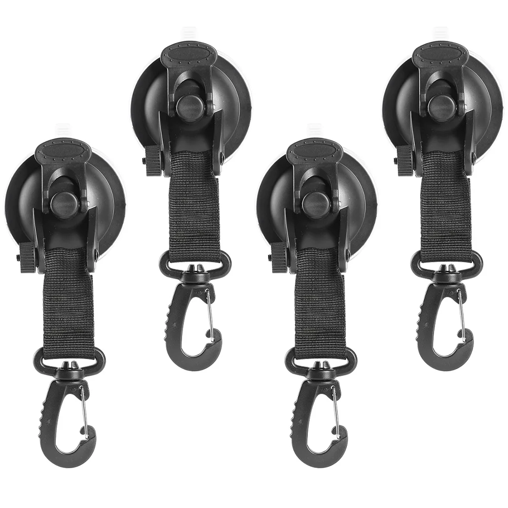 

Car Tent Suction Cup Window Cups Hooks Punch Free Pothook Anchors Travel Climbing Strong Heavy Duty Plastic Hangers