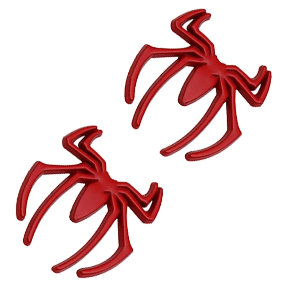 2 шт. автомобильная наклейка с логотипом паука значок на багажник украшение для