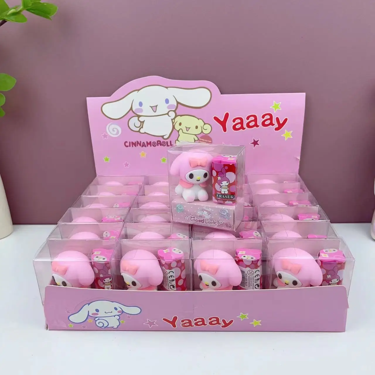 Sanrio 2-в-1 точилка для карандашей My Melody Kuromi канцелярские принадлежности школьные