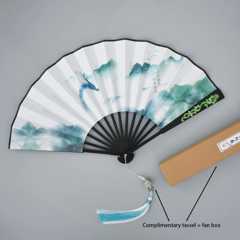 Веер Складной для путешествий на открытом воздухе 9 хвостов 12 96 дюймов