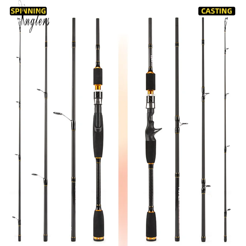 

Литой усилитель для спиннинга arbon, портативный четырехсекционный усиленный резьбовой прямой рыболовный полюс с хвостовиком 2,1 метра