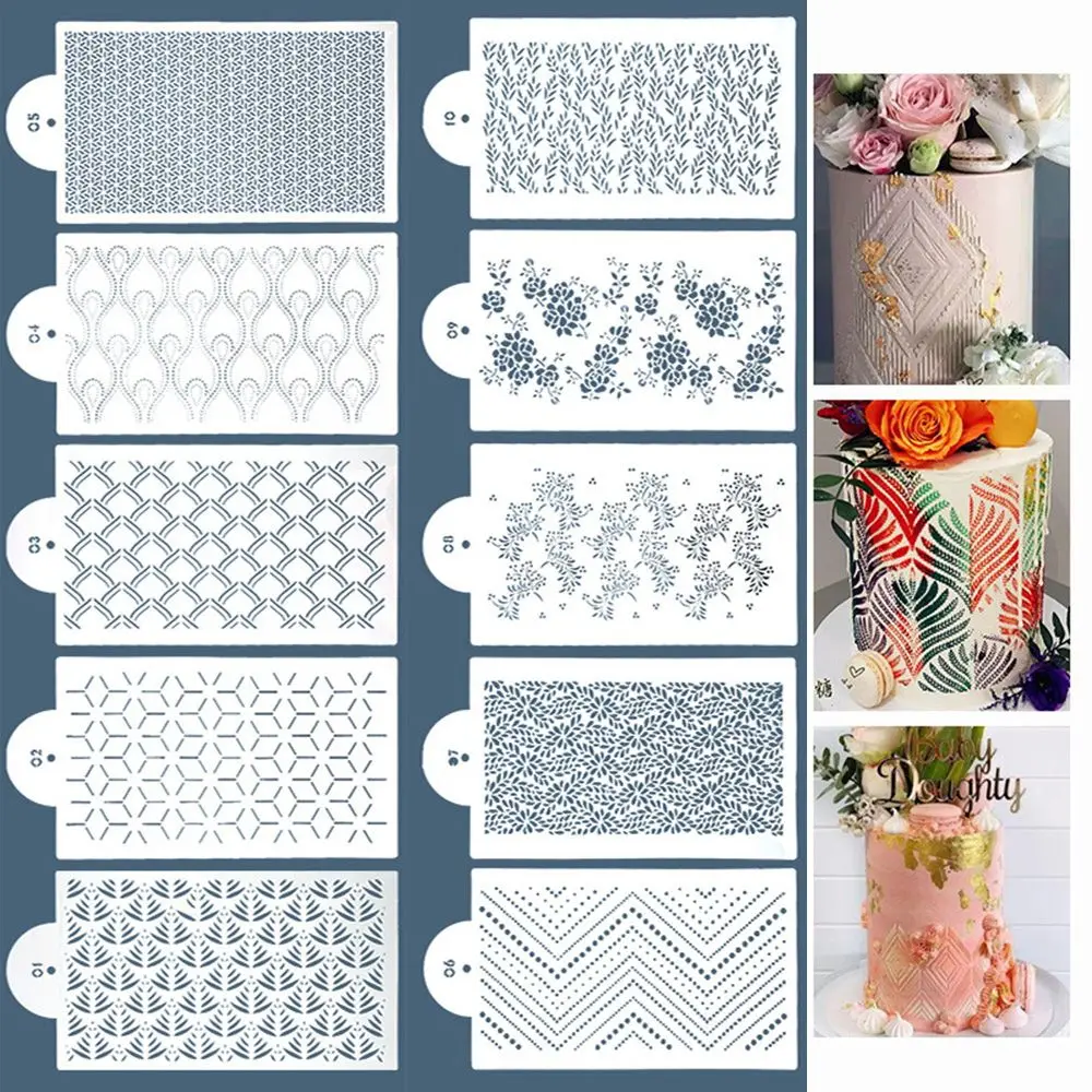 

Pattern Decorating Tools Baking Cookie Lace Border Baking Templates Sugar Sieve Mold Cake Stencil Fondant Printing