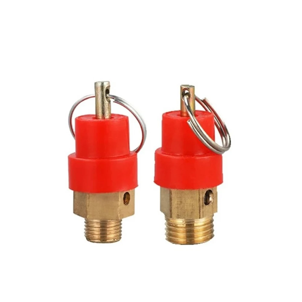 

High-quality 1 Pc Brass 1/4\" 1/8\" BSP 8kg Air Compressor Pressure Safety Relief Valve 120PSI Pneumatic Tool Accessories