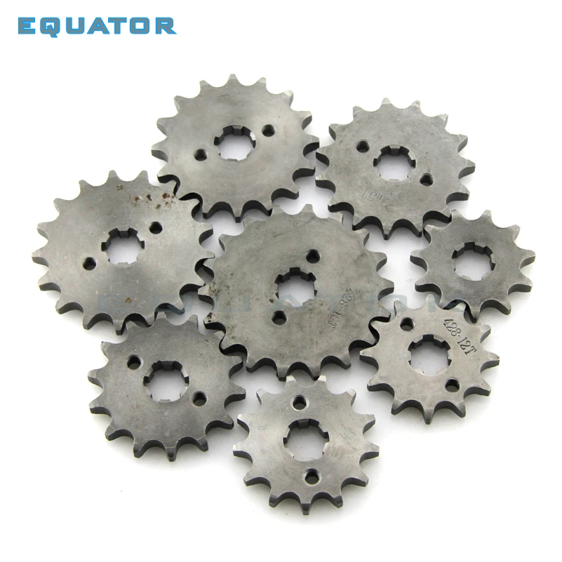 

Motorcycle dirt pit bike ATV monkey parts dirFront Engine Gear Sprocket 428 17mm 10T 11T 12T 13T 14T 15T 16T 17T 18T 19T Tooth