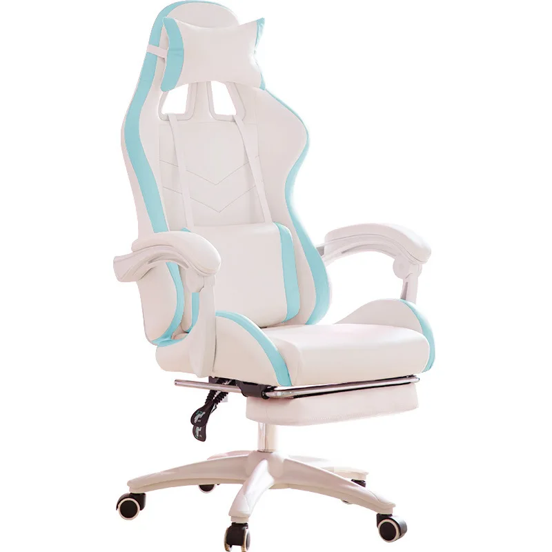 

2023 Year AOLIVIYA Gaming Chair Pink Girls Home Reclining Comfortable Office Rest Swivel Chair Anchor Live Game Computer Chair