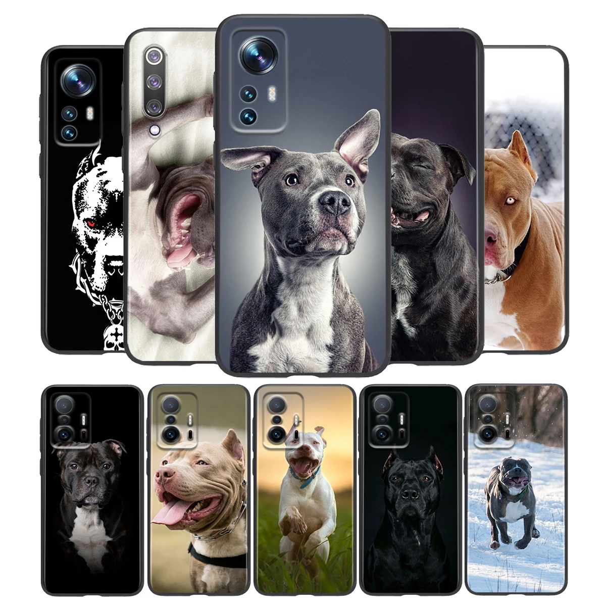 

Dog Show Pitbull Dog Silicone Cover For Xiaomi Mi 12 11i 11T 11 10i 10T 10 9 9T SE Lite Pro Ultra HyperCharge Phone Case