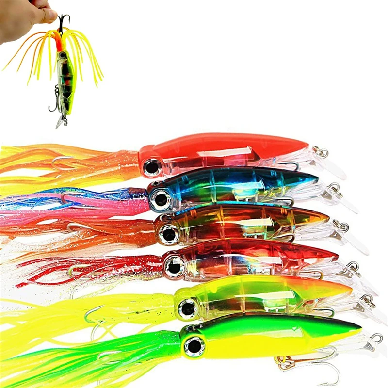 

6Pcs Trolling Winter Fishing Lures Wobbler Hard Bait 230mm 40g Artificial Bait Fishing Crankbait Jig Carp Perch Fishing Tackle