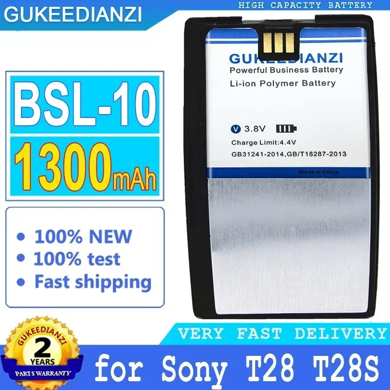 Аккумулятор GUKEEDIANZI BSL-10 1300 мАч для Sony Ericsson T28S T28SC T29 T39 T520 T320 R520 R320 BUS-11 аккумулятор