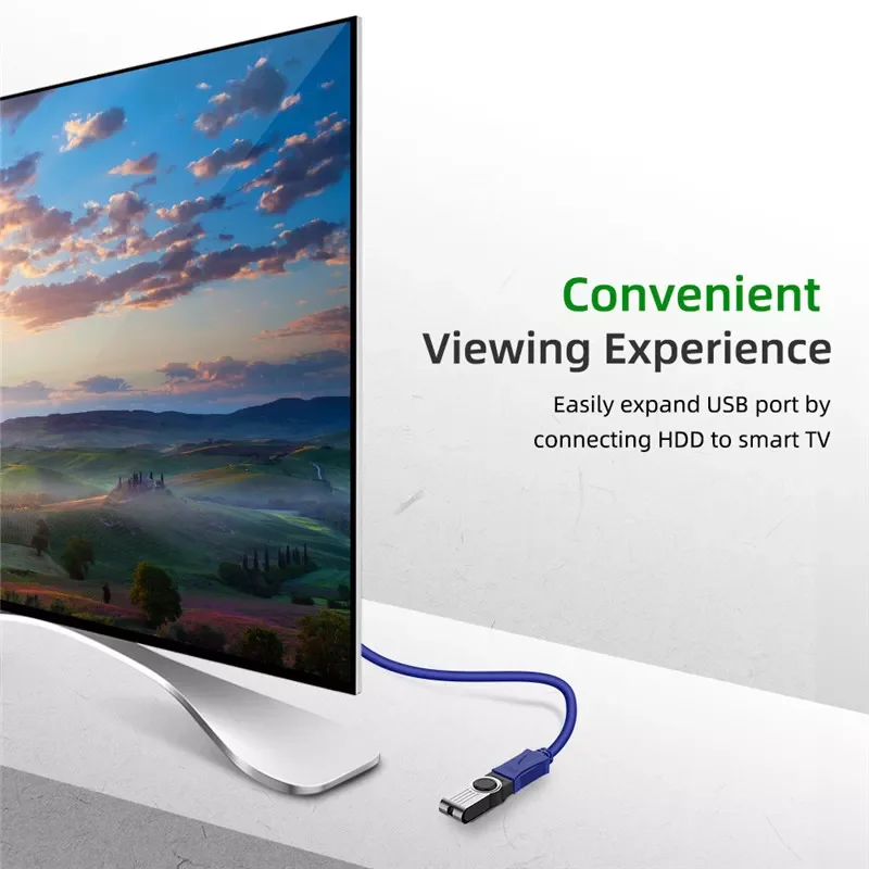 

USB 3.0 Extension Cable 0.3M/1M/1.5M/1.8M High Speed USB3.0 Male to Female Data Sync Transfer Extender Cable For TV Mouse Laptop