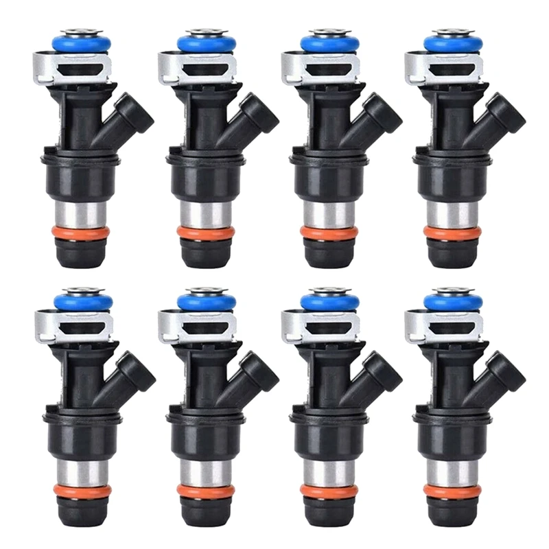 

8Pcs Fuel Injectors Accessory For 99-07 Chevy Silverado GMC SIERRA YUKON 4.8 5.3 6.0 25317628 25323974