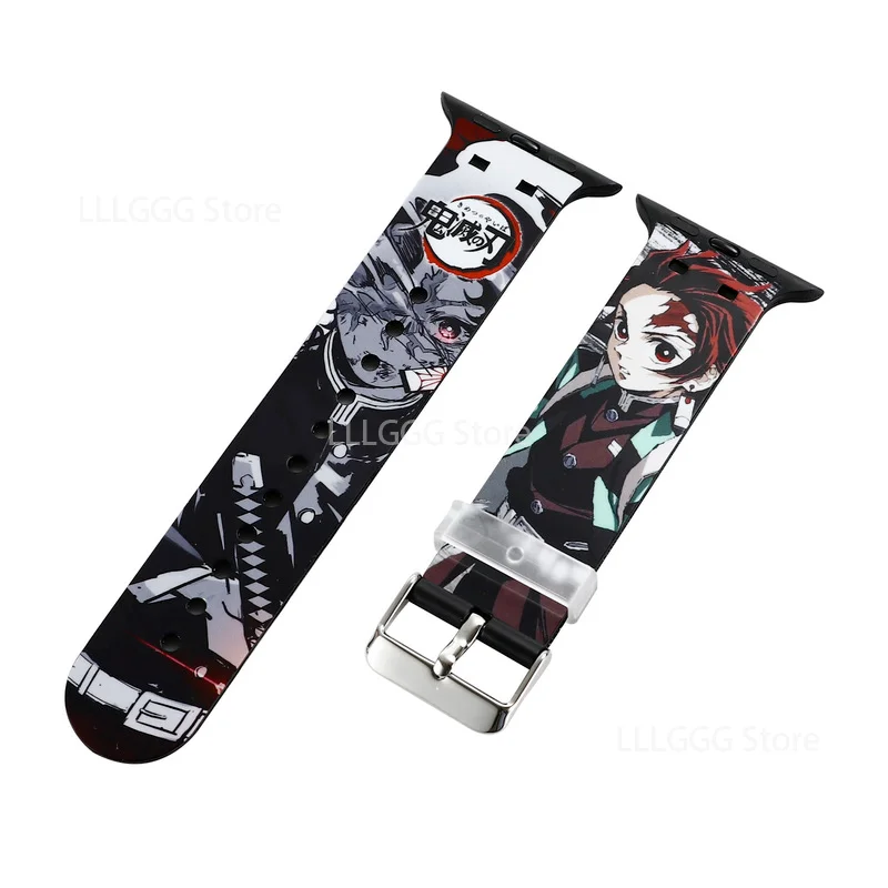 Ремешок для Apple Watch с изображением рассекающего демонов сменный Браслет IWatch Kamado