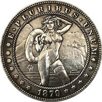 antique silver dollar 1879cc american morgan tramp coin handicraft collection replica coin