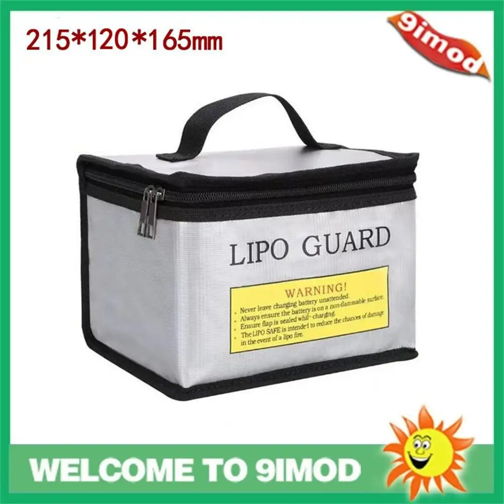 

Lipo Bag Fireproof Lithium Battery Guard Bag Explosion-proof Charge Protection Bag Rc Lithium Battery Safety Pouch