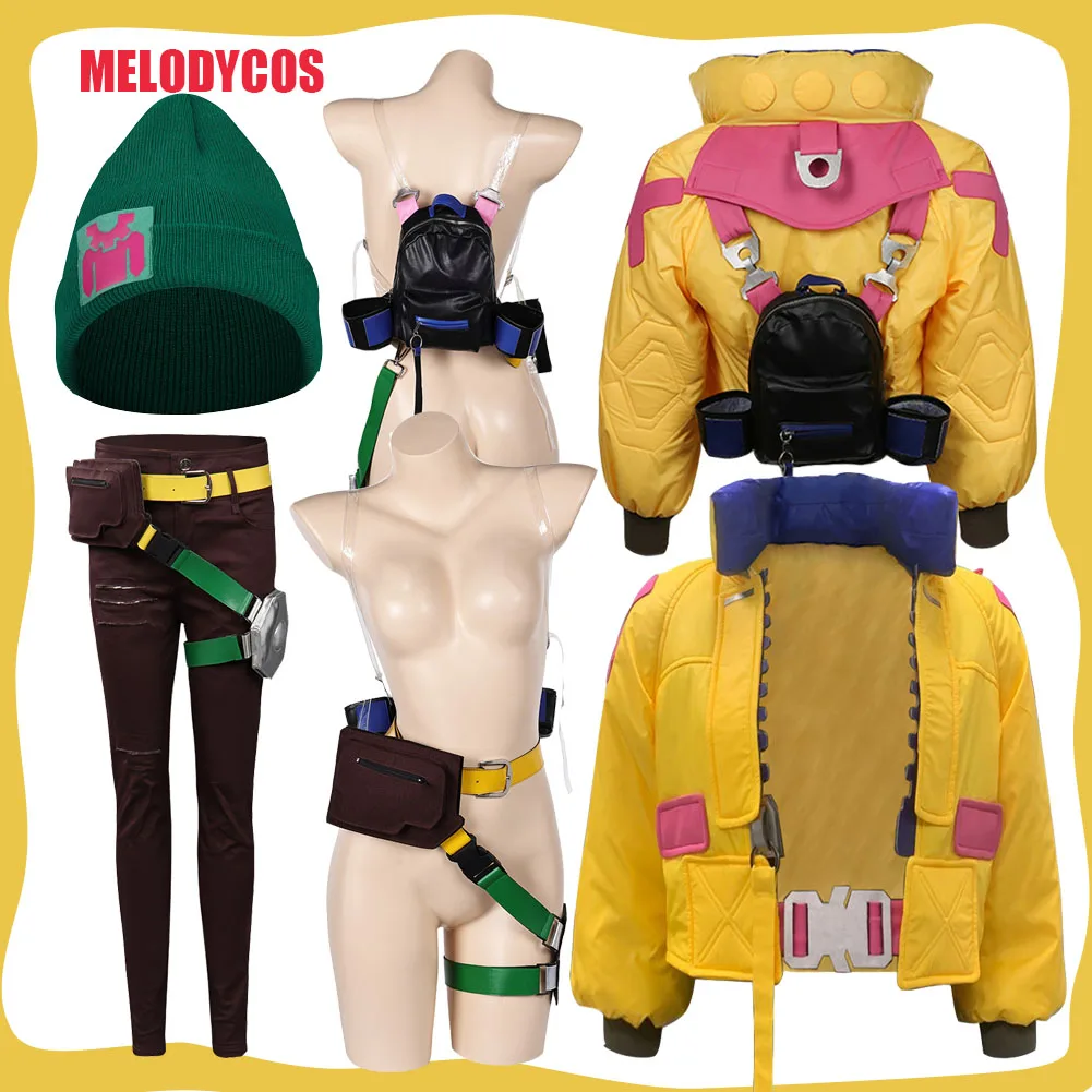 Killjoy косплей женский рюкзак куртка шляпа брюки игра Valorant костюм наряды