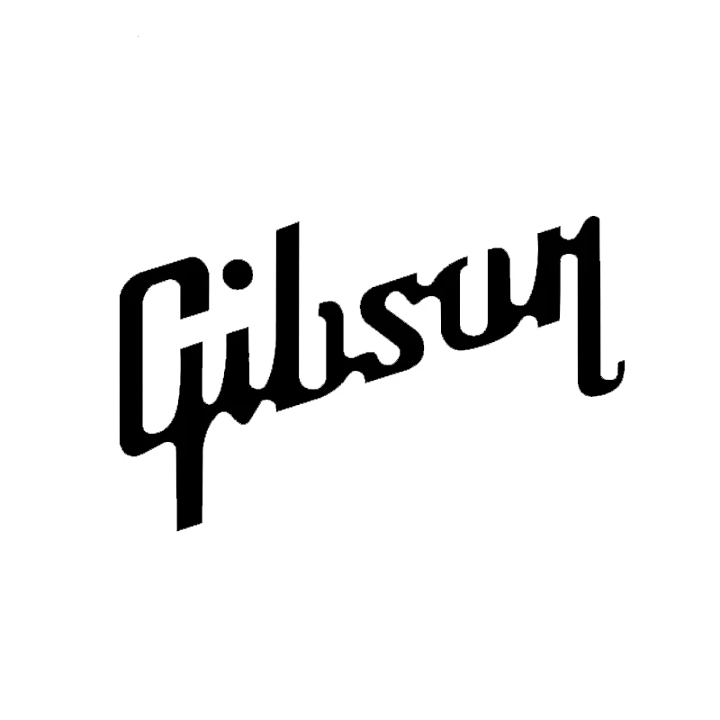 

Автомобильные наклейки Gibson Usa, водонепроницаемые наклейки Les Paul для ноутбука, гитары, чехла, забавное украшение автомобиля, графика, ПВХ, 15 см * 9 см