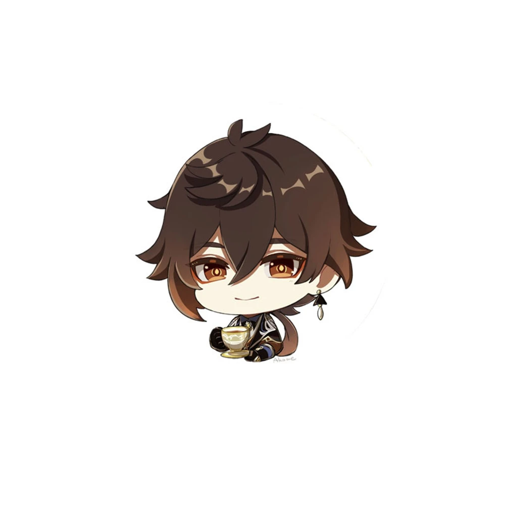 Игра Genshin Impact Liyue Harbor Vago Mundo Zhongli Косплей Костюм Значок Булавка SPTE Жесть Брошь Опора