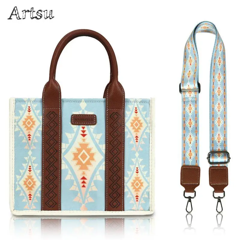 Новая сумка через плечо в богемном стиле женская парусиновая большая