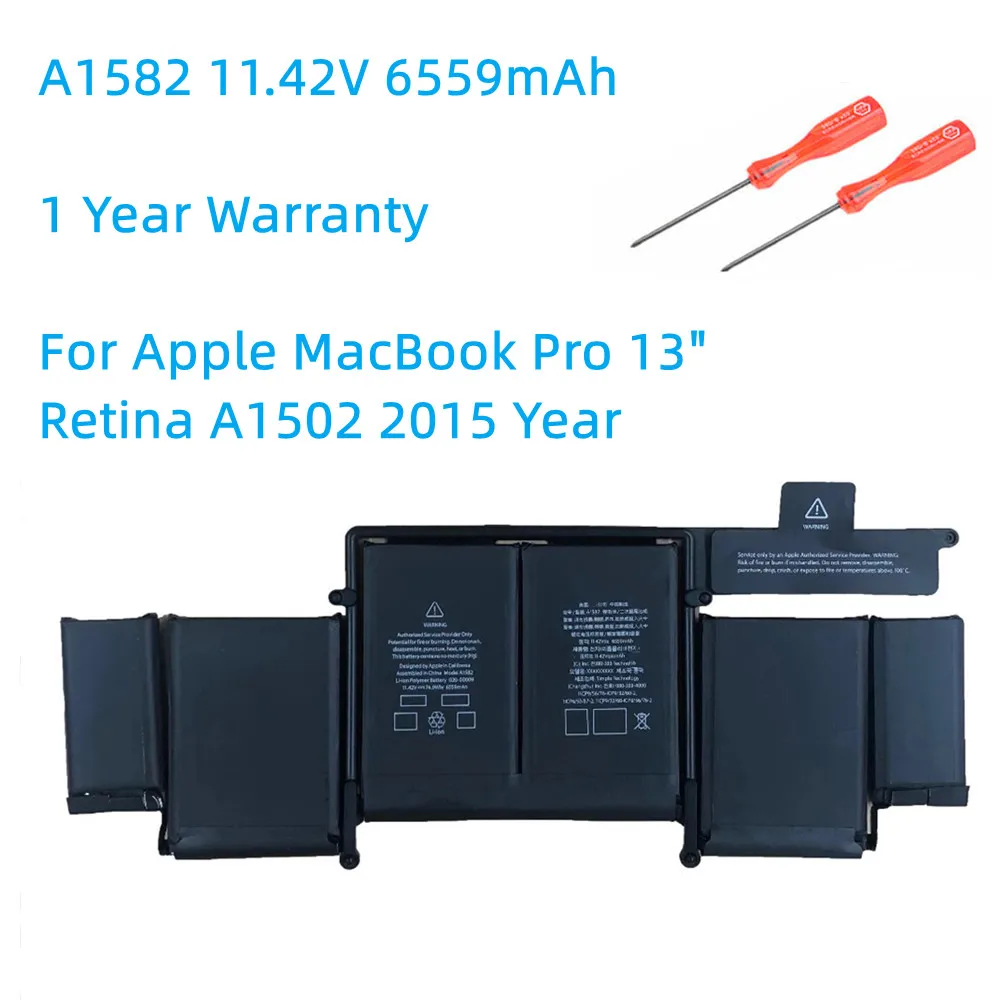 Аккумулятор A1582 A1493 для ноутбука Apple MacBook Pro 13 дюймов Retina A1502 2013 2014 2015 год 020-00010
