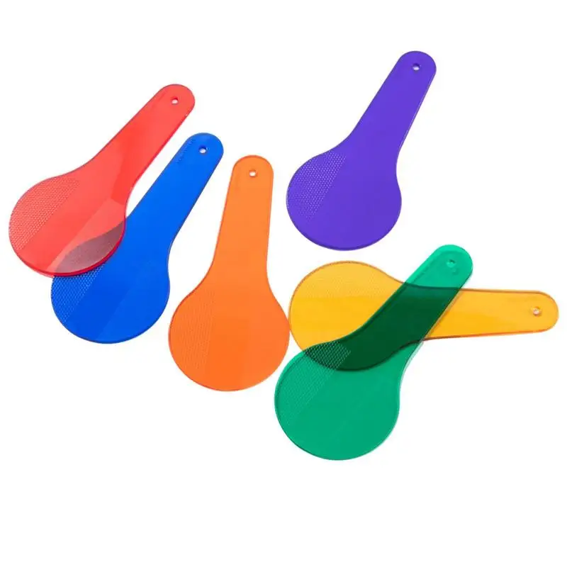 

Color Paddles For Science Resin Color Filter Sheets Color Filter Paper Color Learning For Toddlers Kindergarten Scientific