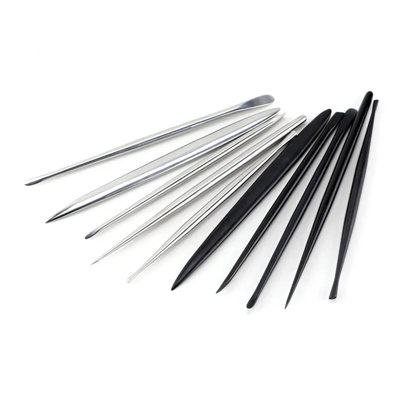 

5Pcs/Set Clay Sculpting Tool Set Rod Detail Needle For Pottery Clay Modeling Carving Tools Metal Handmade Craft Tools Accessorie