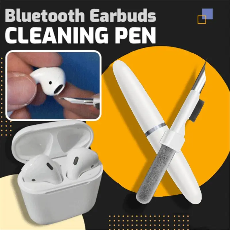 

Bluetooth-compatible Earbuds Cleaning Pen Durable Cleaning Kit Clean Brush For Airpods Cleaning Kit For Airpods Cleaning Brush