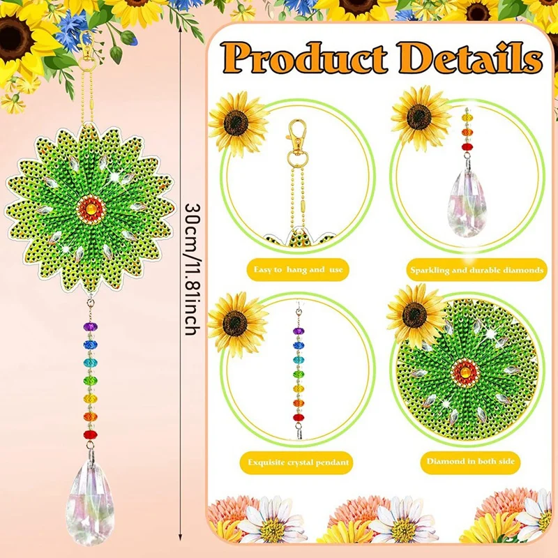 Ветряной Спиннер сделай сам 6 штук двухсторонняя краска подвесное украшение для