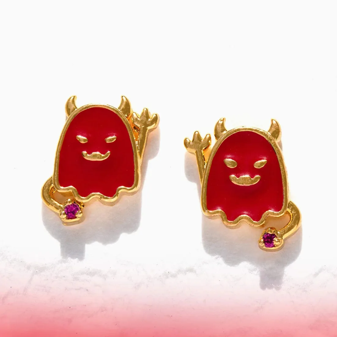 Оригинальные Винтажные серьги на Хэллоуин многоэлементные циркониевые