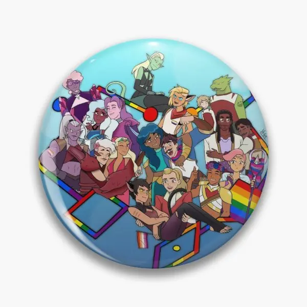 

Shera Pride Customizable Soft Button Pin Badge Women Decor Cute Gift Creative Hat Cartoon Collar Jewelry Fashion Metal Brooch