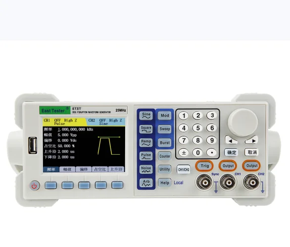

Precision DDS Functional Wave Form Signal Generator ET3340 40MHz Two-channel Multifunction Sine Wave Square Triangle Signal Out