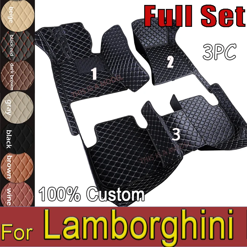 Автомобильные напольные коврики для Lamborghini Uevs чёрный галардо Huracan Urus