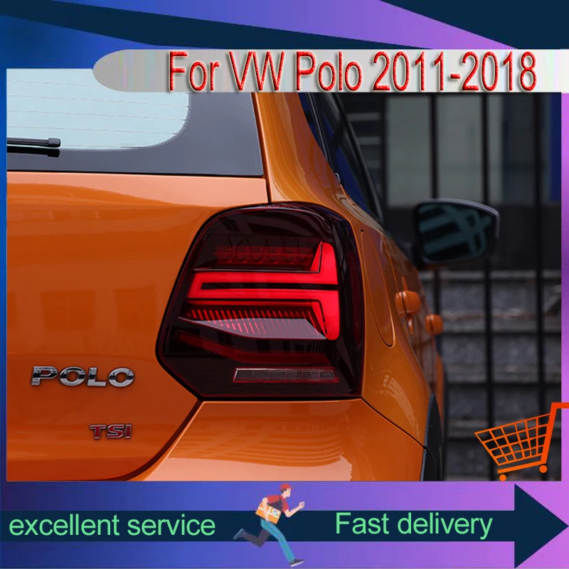 Стайлинг автомобиля для VW Volkswagen Polo 2011-2018 задние фонари модифицированный привод в