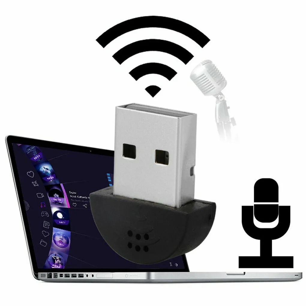 1/2/3/5 Laptop Computer Microphone Speech Driver-free Mic Electronic Recording Audio Adapter for Home Living Room White images - 6