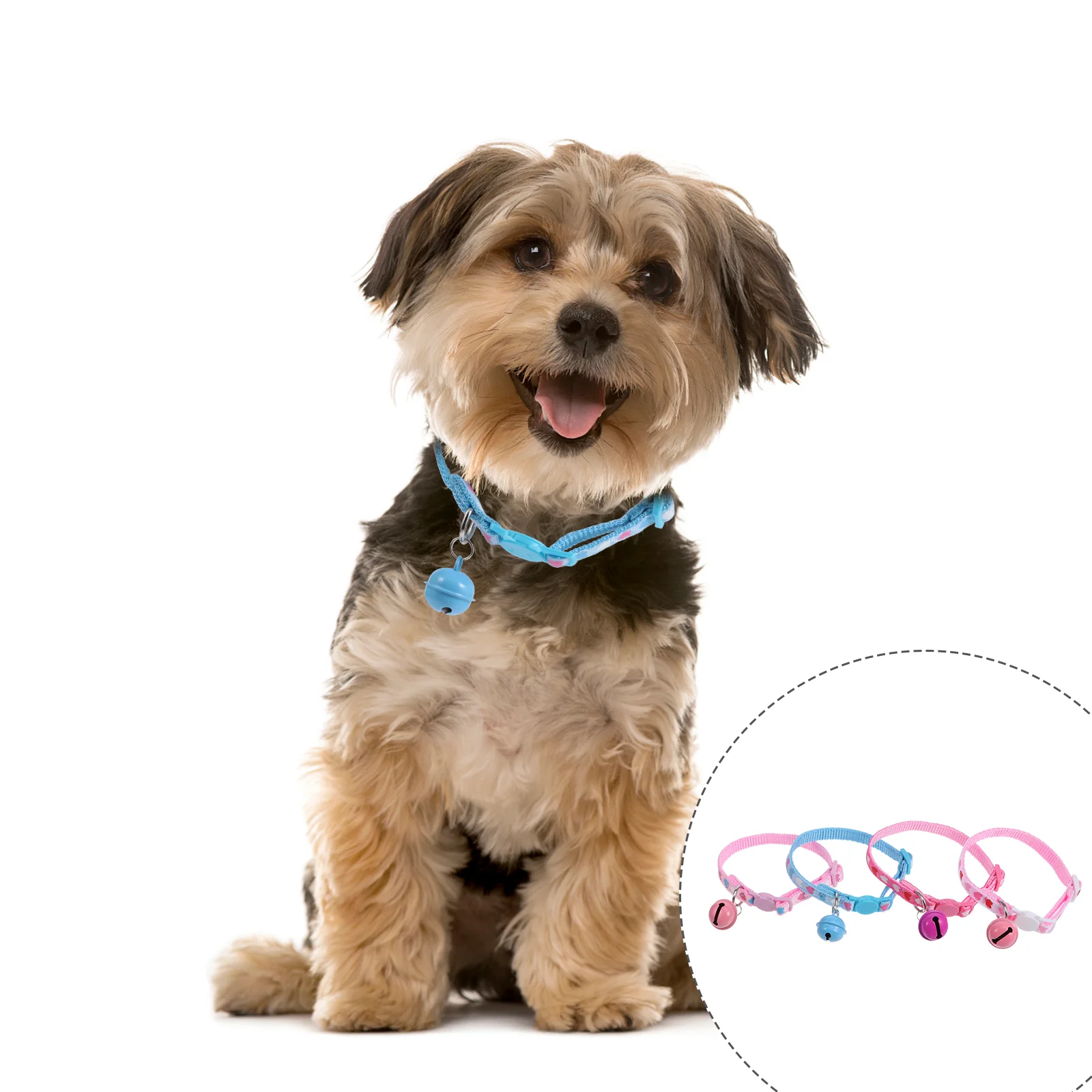 

4 шт. ошейники для кошек с колокольчиком ожерелье для кошек и щенков с колокольчиками товары для домашних животных