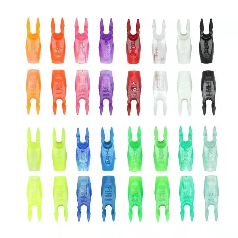 

100pcs Plastic Arrow Nocks PIN1 Compound Recurve Bow Hunting Shooting