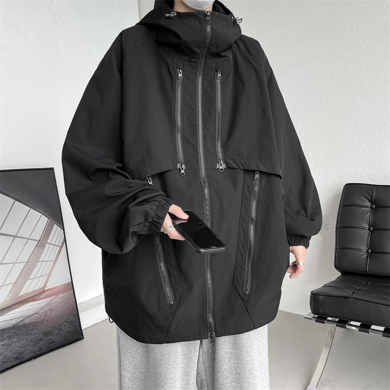 

Осеннее пальто нового стиля, водонепроницаемая американская функциональная рабочая одежда, усовершенствованная Чувствительная одежда, куртка, Мужское пальто