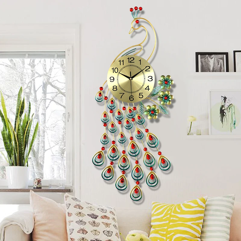 

Office Nordic Wall Clock Big Size Luxury Wifi 3d Wall Clock Digital Metal Movement Orologio Da Parete Japanese Room Decor T50GZ