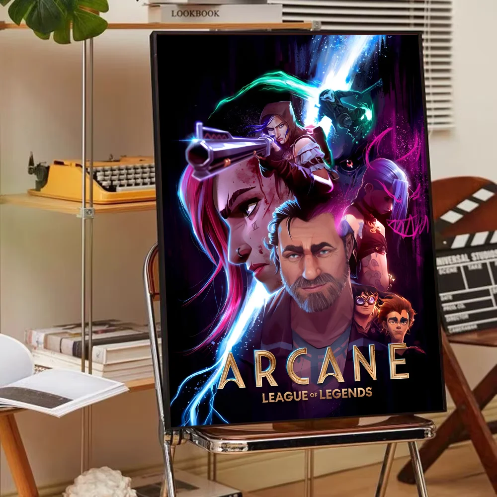 Arcane League Of Legends Poster Paper Print Home Living Room Bedroom Entrance Bar Cafe Art Painting Decoration