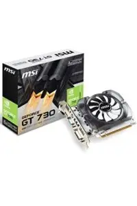 MSI NVIDIA GeForce GT 730 4GD3V2 4 Гб 128 бит DDR3 DX(12) игровой Ekran kartочень | Компьютеры и офис